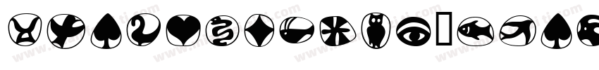 GeographicSymbols Regular字体转换